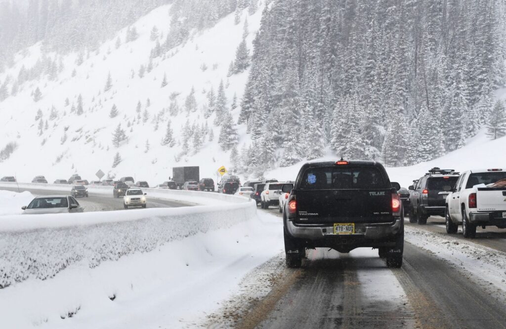 driving to vail