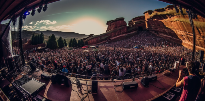 April 2023 at Red Rocks Amphitheater